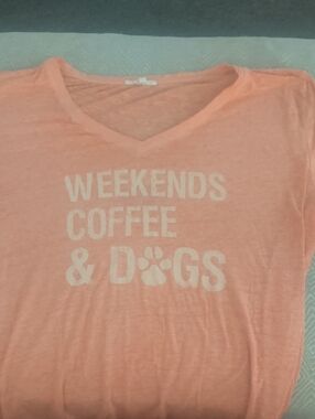 Maurices Tee- weekends coffee & Dogs